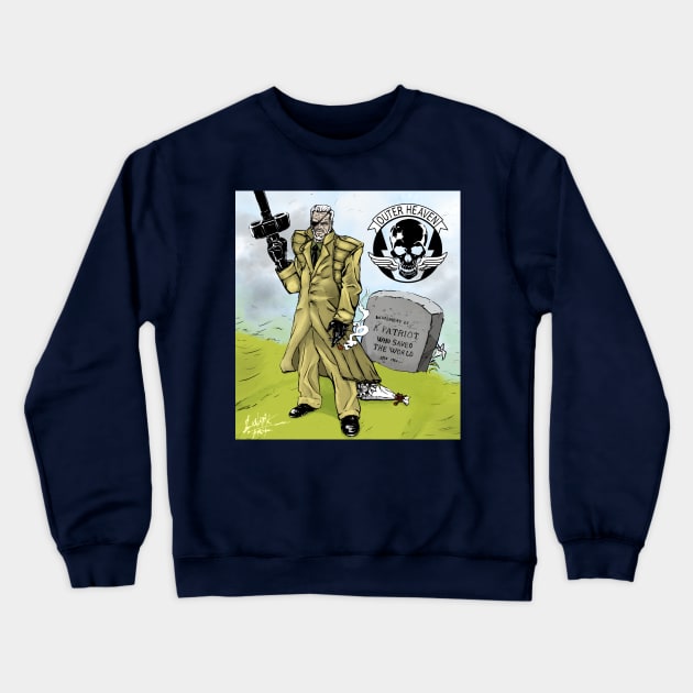 Big Boss Outer Heaven Crewneck Sweatshirt by Art Of Lunatik